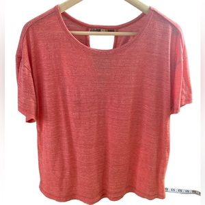 BCG Coral Heather Short Sleeve Workout T-shirt